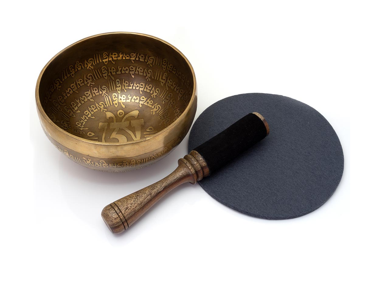 Klangschale OM zweifarbigTibet