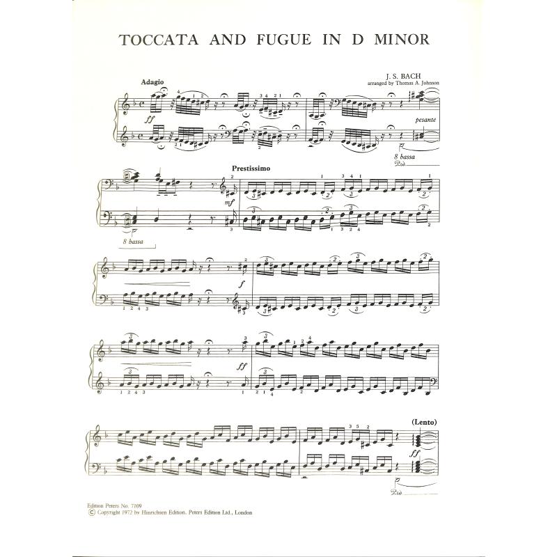 Toccata + Fuge d-moll BWV 565