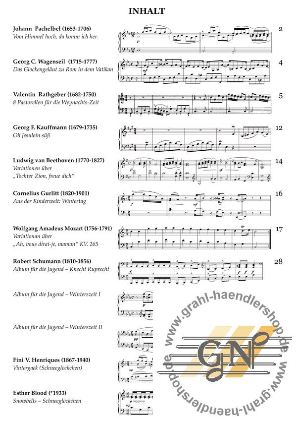 Weihnachtliche Klaviermusik 1
