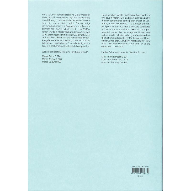 Messe G-Dur D 167