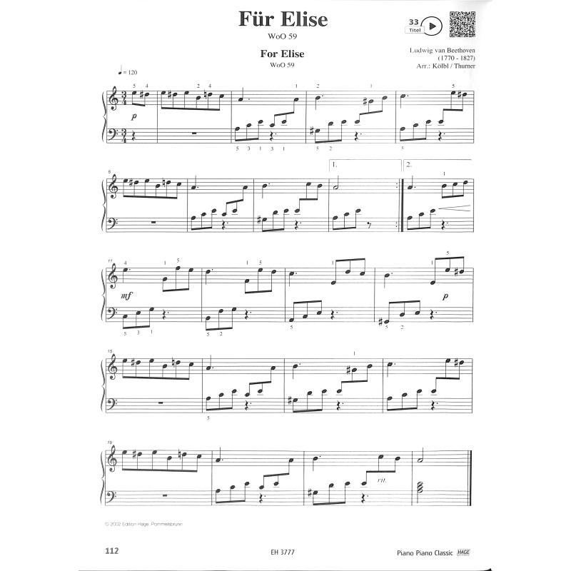 Piano Piano Classic - die 100 schönsten klassischen Melodien