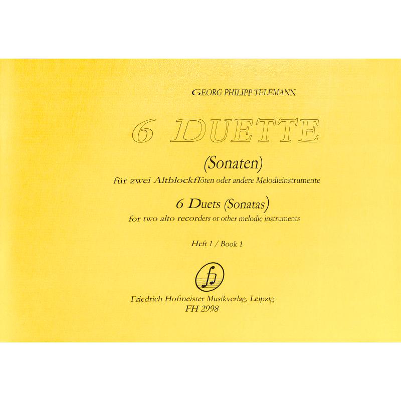 6 Duette 1 (Sonaten)