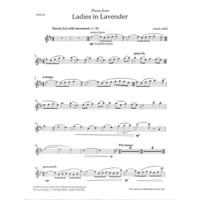 Ladies in lavender - Theme