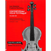 Contemporary violin technique 1