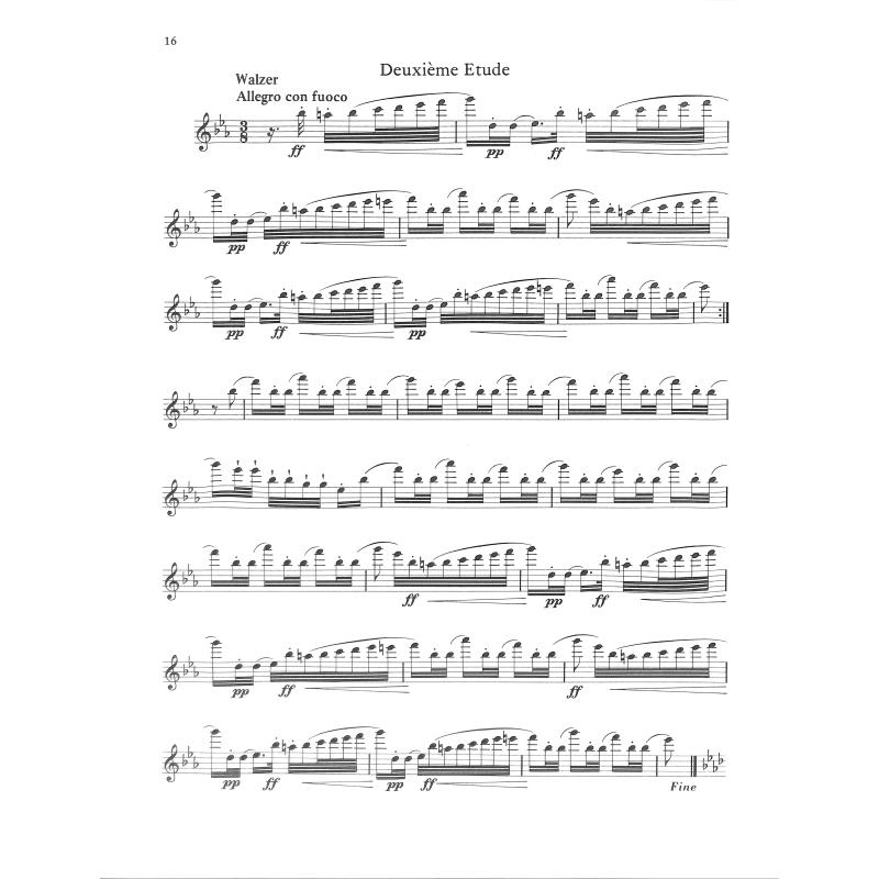Etudes de salon + solos ou capries