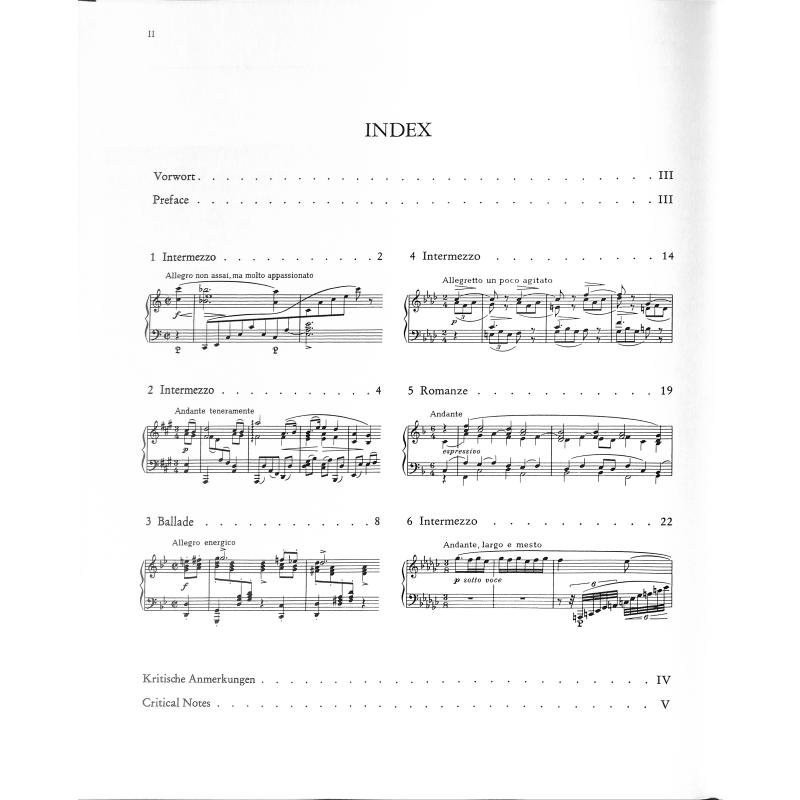 Klavierstücke op 118