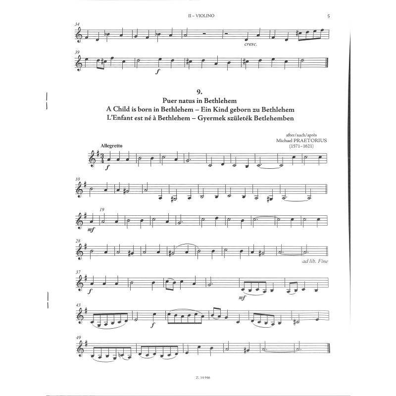 Music for christmas pastorale on 3 Rondos