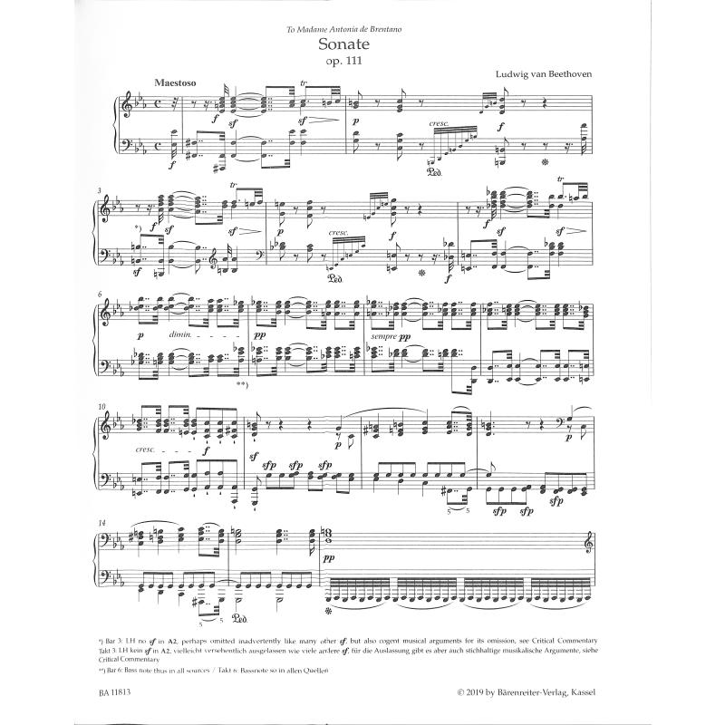 Sonate 32 c-moll op 111