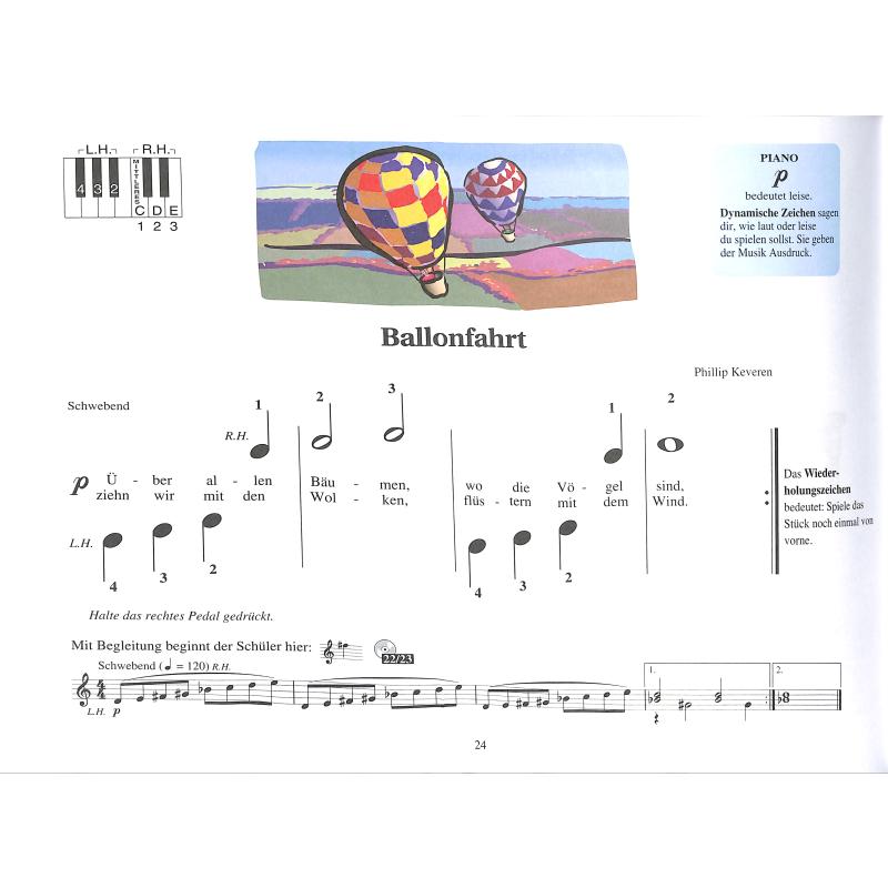 Übungsbuch 1 Hal Leonard Klavi