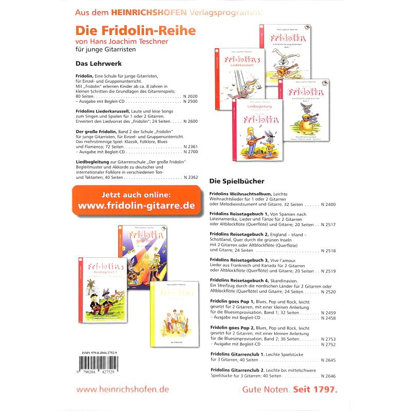 Fridolin goes Pop 2