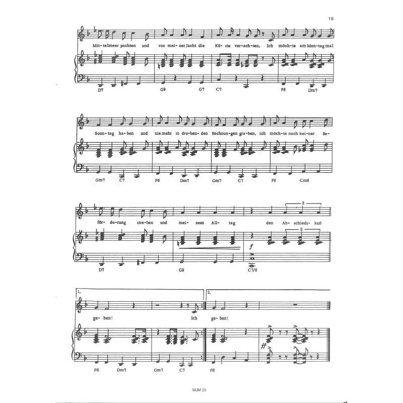 Eins und eins das macht zwei | 16 Chansons