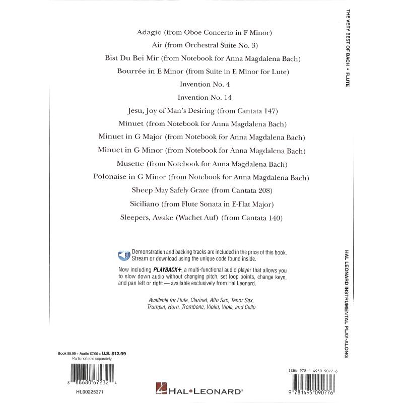 The very best of Bach Johann Sebastian