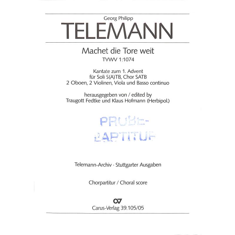 Machet die Tore weit