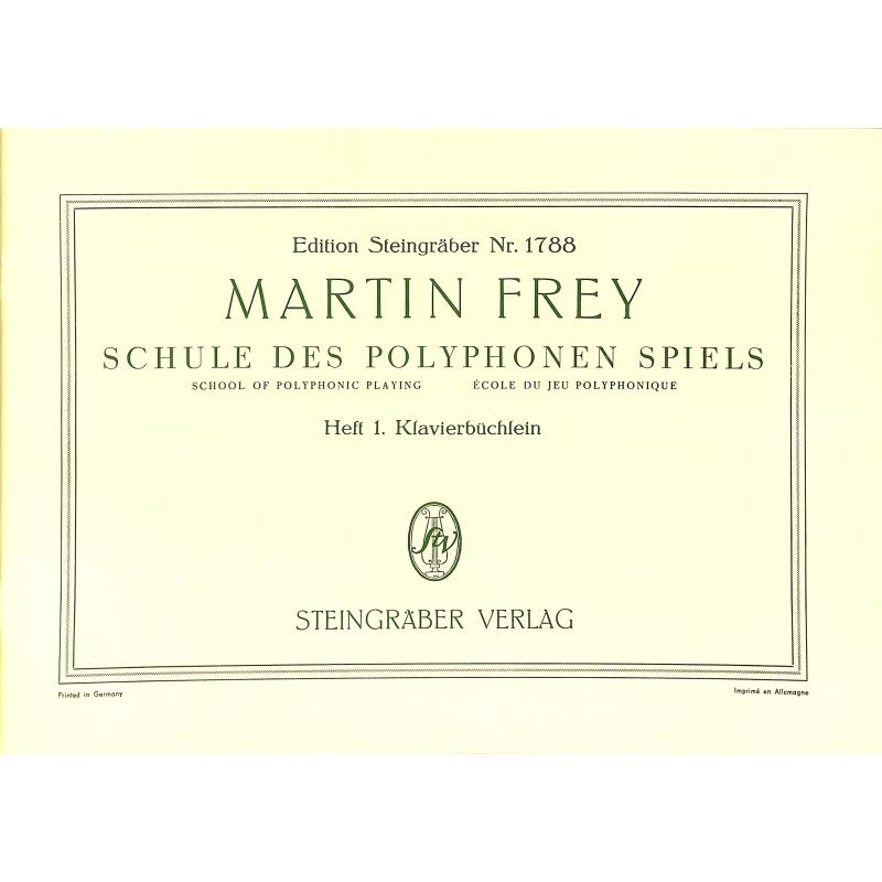 Schule des polyphonen Spiels 1