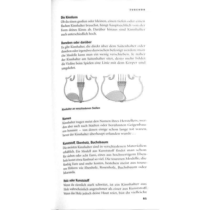 Pocket Info - Violine und Viola