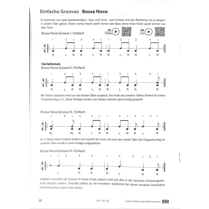 Cajon schnell und einfach lernen