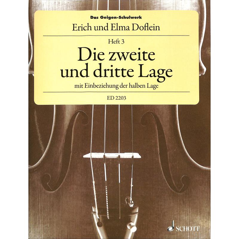 Das Geigenschulwerk 3 | Die zweite und dritte Lage mit Einbe