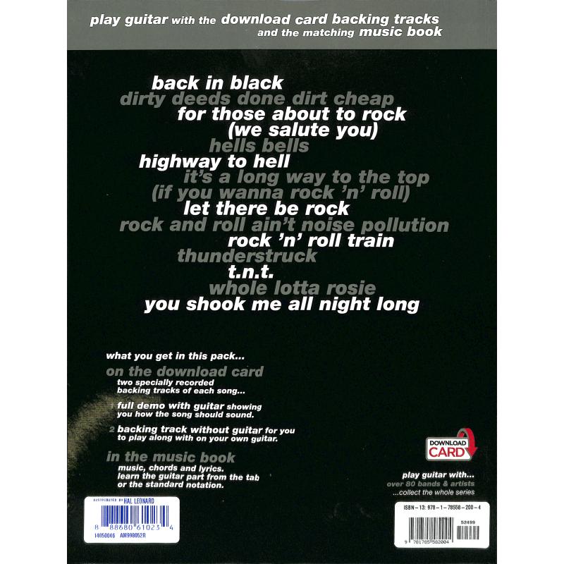 Play guitar with - the best of AC DC