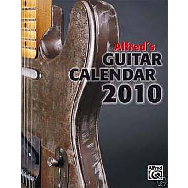 ALFRED'S GUITAR CALENDAR 2010
