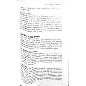 Pocket Info - Klarinette