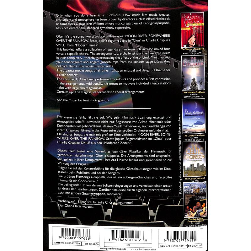 The movie choirbook - 12 famous film songs