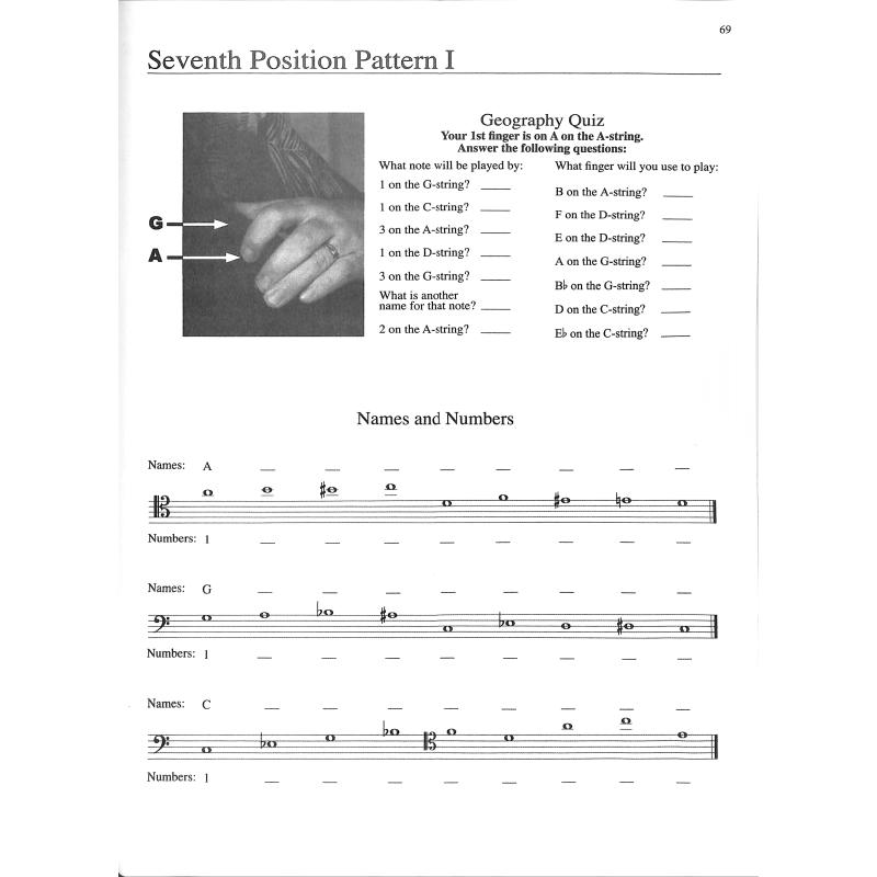 Position pieces for cello 2