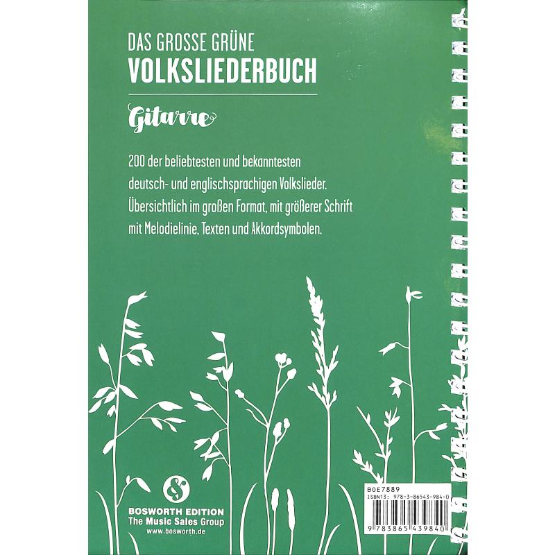 Das grosse grüne Volksliederbuch