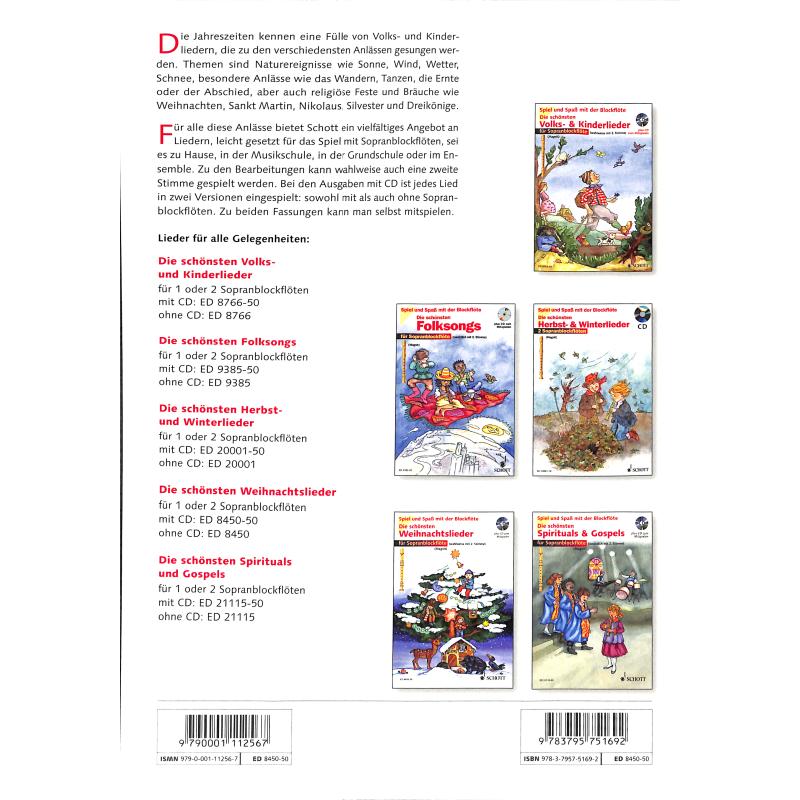 Die schönsten Weihnachtslieder