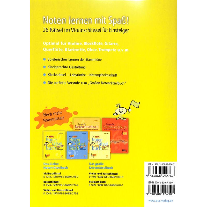 Das kleine Notenrätselbuch