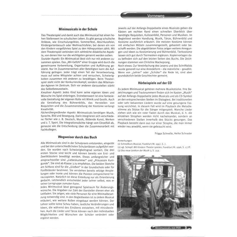 Mini Musicals mit Pfiff