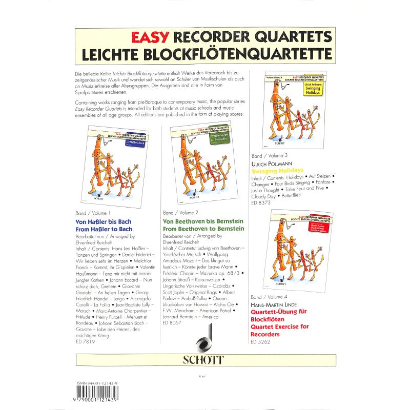 Quartett der Mäuse nach der Titelmelodie