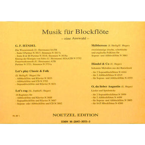 Flötenbüchlein für kleine Leute