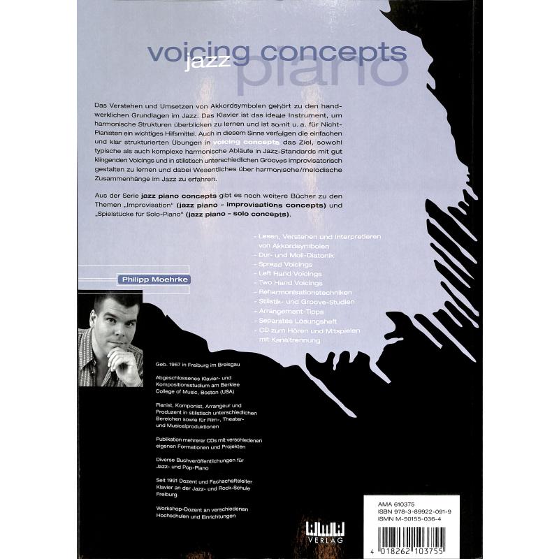 Jazz piano - voicing concepts - jazz workbooks