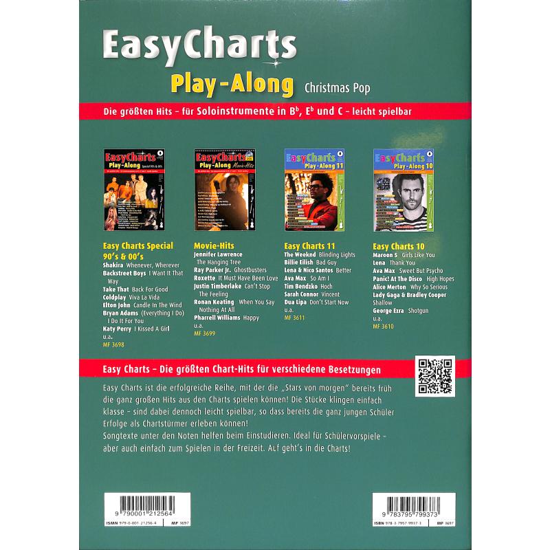 Easy charts - Christmas pop