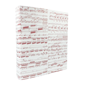 Ringordner Notenlinie bordeaux