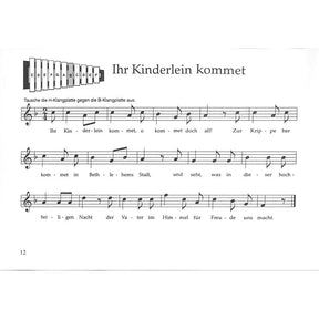 Weihnachtslieder für das Glockenspiel