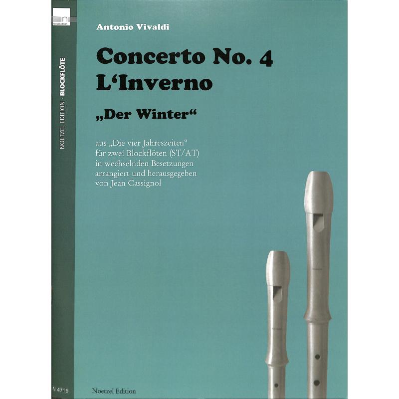 Concerto f-moll op 8/4 RV 297 F 1/25 T 79 (L'inverno - der W