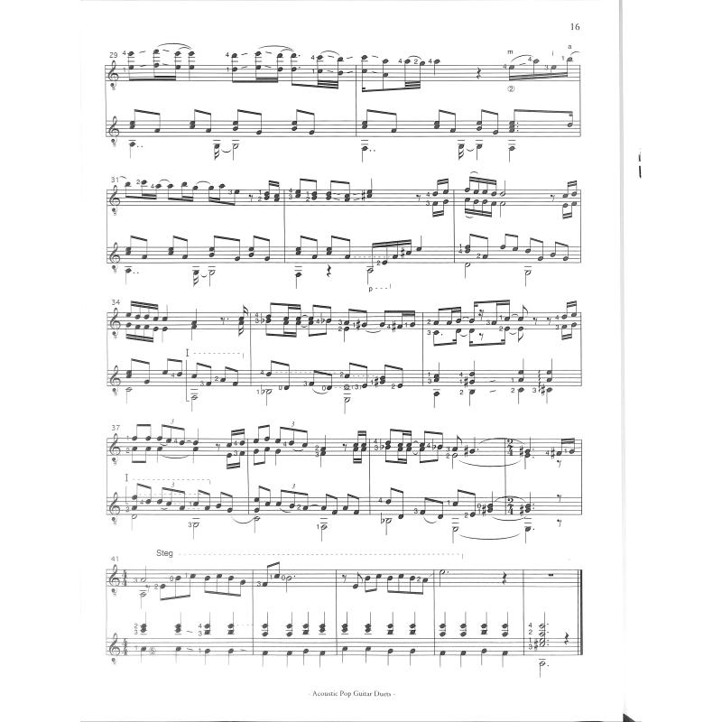 Acoustic Pop guitar Duets