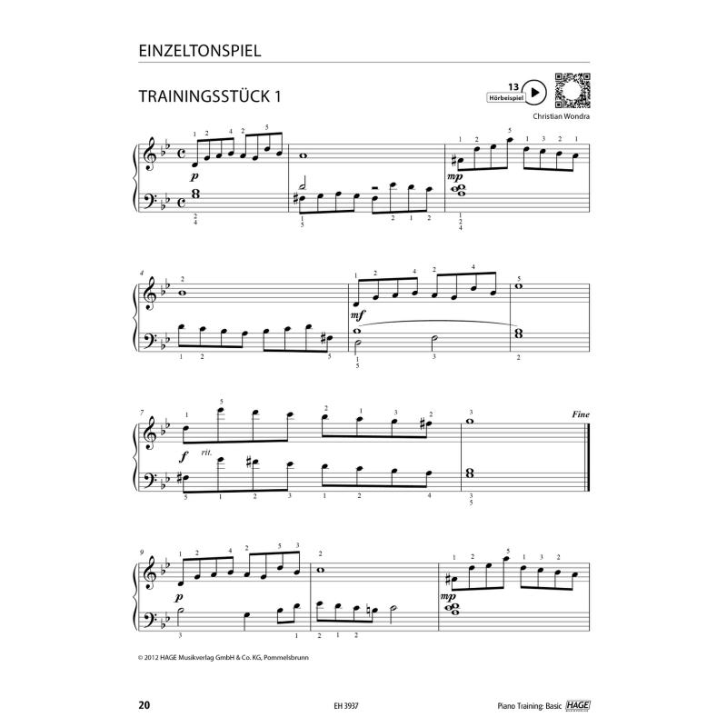 Piano training - basic