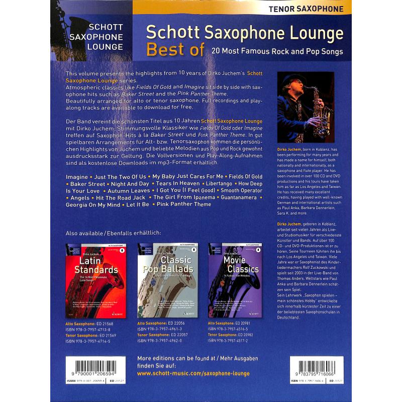 Schott Saxophone Lounge - Best of