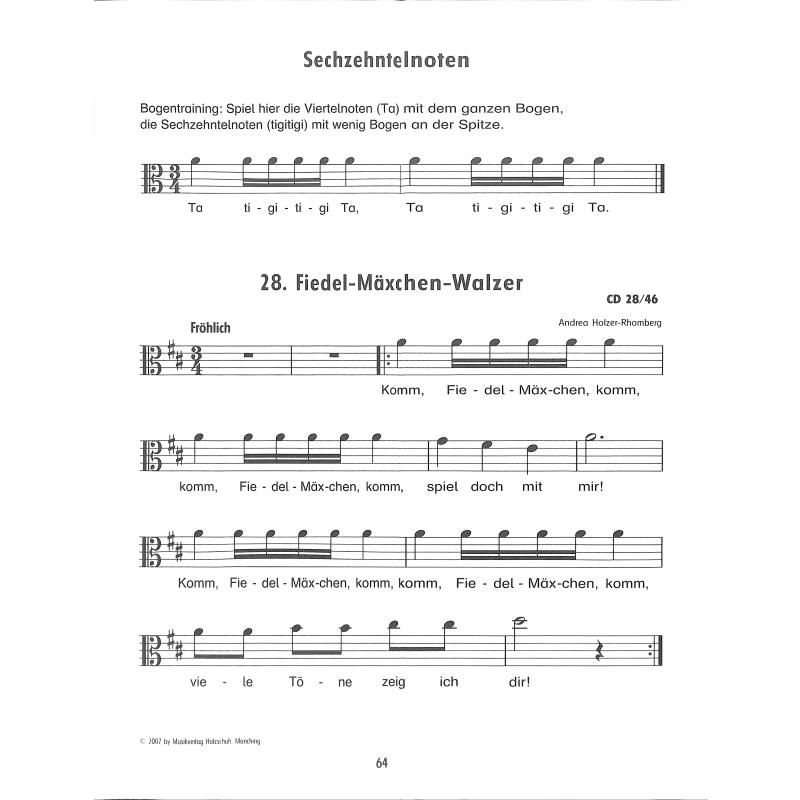 Fiedel Max - Vorschule