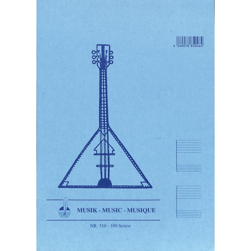 Notenblock für Gitarre / Laute