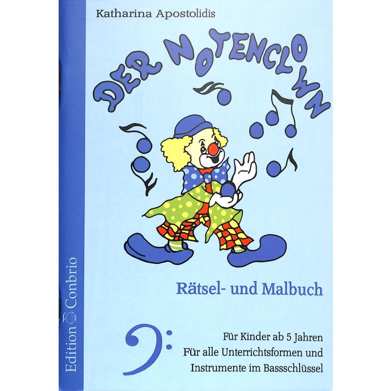 Der Notenclown - Mal und Rätselbuch
