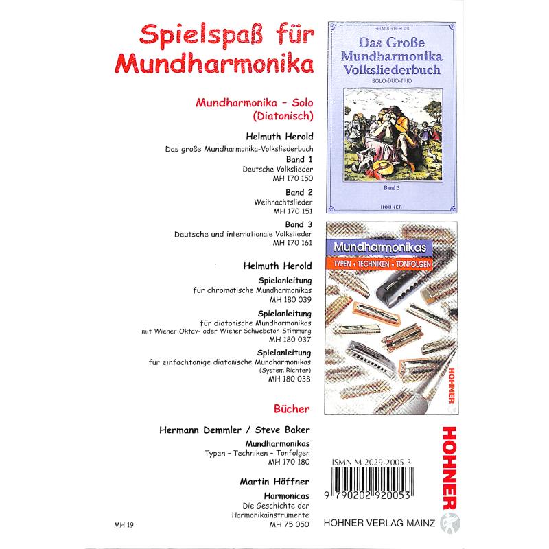 Das grosse Mundharmonika Volksliederbuch 1