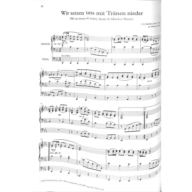 The Oxford book of lent and easter organ music