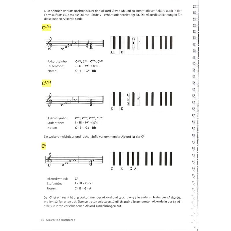 Piano Akkorde Schritt für Schritt