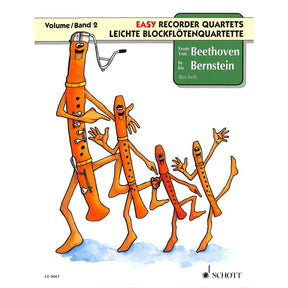 Leichte Blockflötenquartette - von Beethoven bis Bernstein