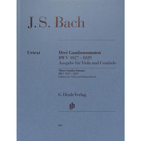 3 Sonaten BWV 1027-1029