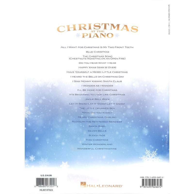 Christmas at the piano