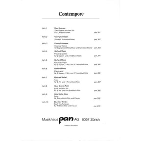 Flötenuhrstücke - pieces for a musical clock